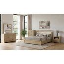  Coaster Furniture Hendricks 222651KE Eastern King Panel Headboard Platform Bed - Light Oak IMAGE 12