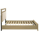  Coaster Furniture Hendricks 222651Q Queen Panel Headboard Platform Bed - Light Oak IMAGE 4