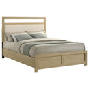  Coaster Furniture Hendricks 222651Q Queen Panel Headboard Platform Bed - Light Oak IMAGE 5