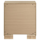  Coaster Furniture Arielle 223112 2-drawer Bedroom Nightstand with Casters - Light Oak IMAGE 7