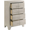  Coaster Furniture Trenton 225065 4-drawer Bedroom Chest - Rustic Cream IMAGE 10