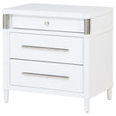  Coaster Furniture Gracemont 225072 3-drawer Bedroom Nightstand Bedside Table - White IMAGE 10