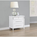  Coaster Furniture Gracemont 225072 3-drawer Bedroom Nightstand Bedside Table - White IMAGE 4