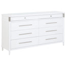  Coaster Furniture Gracemont 225073 8-drawer Bedroom Dresser Cabinet - White IMAGE 1