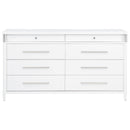  Coaster Furniture Gracemont 225073 8-drawer Bedroom Dresser Cabinet - White IMAGE 8