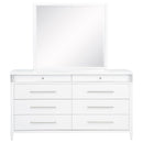  Coaster Furniture Gracemont 225073M 8-drawer Bedroom Dresser with Mirror - White IMAGE 13