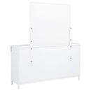  Coaster Furniture Gracemont 225073M 8-drawer Bedroom Dresser with Mirror - White IMAGE 2