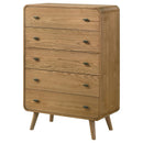  Coaster Furniture Robyn 225095 5-drawer Bedroom Chest - Light Ash IMAGE 10