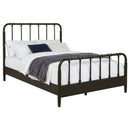  Coaster Furniture Rocco 310035F All Wood Water Pipe Open Frame Full Bed - Dark Bronze IMAGE 7