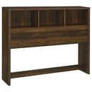  Coaster Furniture Westpark 315881Q 49-inch Queen Bookcase Headboard - Dark Pine IMAGE 1