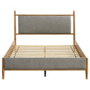  Coaster Furniture Mason 315914Q 46-inch Queen Panel Platform Bed - Grey/Light Brown IMAGE 2