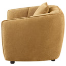  Coaster Furniture Aleisha 503063 Fabric Upholstered Accent Chair - Mustard Yellow IMAGE 2
