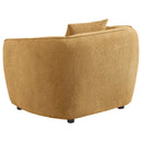  Coaster Furniture Aleisha 503063 Fabric Upholstered Accent Chair - Mustard Yellow IMAGE 4