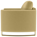  Coaster Furniture Corliss 508826 Upholstered Curved Track Arm Chair - Camel IMAGE 3