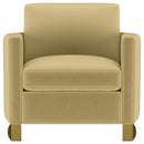  Coaster Furniture Corliss 508826 Upholstered Curved Track Arm Chair - Camel IMAGE 7