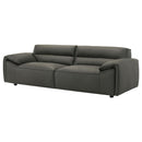  Coaster Furniture Buxton 509504 Top Grain Leather Upholstered Sofa - Graphite IMAGE 11