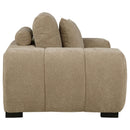  Coaster Furniture Octavia 509963 Upholstered Track Arm Accent Chair - Camel IMAGE 5