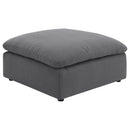  Coaster Furniture Hobson 551455-SETB 4-piece Upholstered Modular Sectional Sofa - Charcoal IMAGE 10