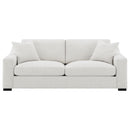  Coaster Furniture Ashlyn 552091 Fabric Upholstered Track Arm Sofa - Sand IMAGE 6