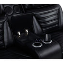  Coaster Furniture Zuma 603252PP Faux Leather Dual Power Reclining LED Loveseat - Black IMAGE 11