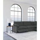  Coaster Furniture Collins 609530ARP Modular Power Armless Recliner - Dark Grey IMAGE 3