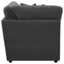  Coaster Furniture Collins 609530CRN Modular Corner Chair - Dark Grey IMAGE 8