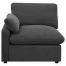 Coaster Furniture Collins 609530LRP Modular LAF Power Recliner - Dark Grey IMAGE 8