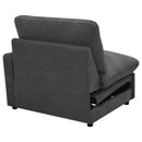  Coaster Furniture Collins 609530RRP Modular RAF Power Recliner - Dark Grey IMAGE 11