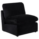  Coaster Furniture Collins 610360P 5-piece Modular Power Reclining Sectional - Black IMAGE 5