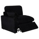  Coaster Furniture Collins 610360P-SETA 7-piece Modular Power Reclining Sectional - Black IMAGE 4