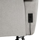  Coaster Furniture Sylmar 610523P Chenille Upholstered Power Recliner - Dove Grey IMAGE 11