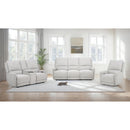  Coaster Furniture Sylmar 610523P Chenille Upholstered Power Recliner - Dove Grey IMAGE 13