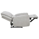  Coaster Furniture Sylmar 610523P Chenille Upholstered Power Recliner - Dove Grey IMAGE 8