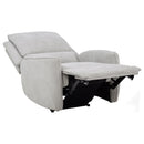  Coaster Furniture Sylmar 610523P Chenille Upholstered Power Recliner - Dove Grey IMAGE 9