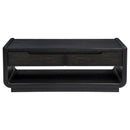 Coaster Furniture Leandro 704638 2-drawer Wood Coffee Table - Burnished Black IMAGE 13