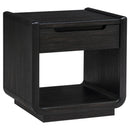  Coaster Furniture Leandro 704638-S2 2-piece Wood Coffee and End Table Set - Burnished Black IMAGE 6