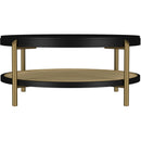  Coaster Furniture Arini 706198-S3 3-piece Round Coffee and End Table Set - Black IMAGE 7