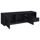  Coaster Furniture Murray 706213 70-inch 2-door TV Stand Media Console - Black IMAGE 9
