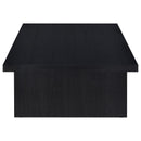  Coaster Furniture Max 706278-S3 3-piece Rectangular Coffee and End Table Set - Black IMAGE 6
