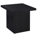  Coaster Furniture Devar 706408-S3 3-piece Square Cocktail Coffee End Table Set - Black IMAGE 10