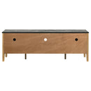  Coaster Furniture Bradley 706442 63-inch 2-Door SmartTop TV Stand - Grey/Natural IMAGE 6