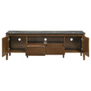  Coaster Furniture Bradley 706452 63-inch 2-Door SmartTop TV Stand Smokey and Brown - Smokey Grey/Brown IMAGE 10