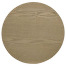  Coaster Furniture Hamlyn 706498-S3 3-piece Round Fluted Coffee and End Table Set - Natural Oak IMAGE 4