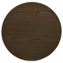  Coaster Furniture Hamlyn 706517 Round Fluted Occasional End Table - Walnut IMAGE 2