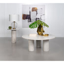  Coaster Furniture Astoria 709668-S2 2-piece Marble Coffee and End Table Set - White IMAGE 2