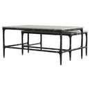  Coaster Furniture Ebby 710740 2-piece Genuine Marble Top Nesting Coffee Tables - White IMAGE 10