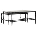  Coaster Furniture Ebby 710740 2-piece Genuine Marble Top Nesting Coffee Tables - White IMAGE 5