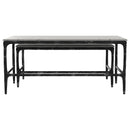  Coaster Furniture Ebby 710740 2-piece Genuine Marble Top Nesting Coffee Tables - White IMAGE 7