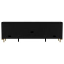  Coaster Furniture Arini 720263 Rattan Cane 2-door TV Stand Media Console - Black IMAGE 6