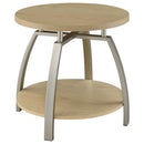  Coaster Furniture Dacre 720318-S3 3-piece Round Coffee and End Table Set - Greige IMAGE 10